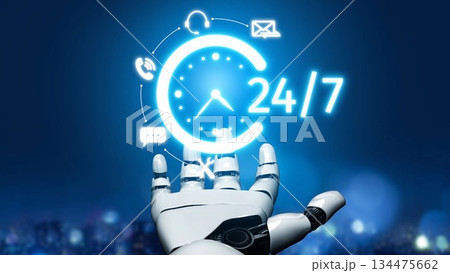 24-hour Customer Service Team Assisting with Client Support Muxer 24-hour Customer Service Team Assisting with Client Support Muxer 134475662