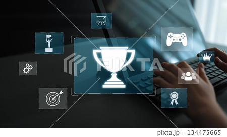 Achievement and Success Concept Marrow 134475665