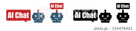 AIチャットのアイコン AIチャットのアイコン 134476401