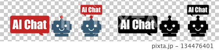 AIチャットのアイコン AIチャットのアイコン 134476401