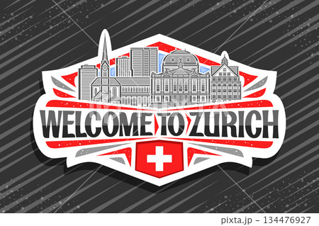 Vector logo for Zurich 134476927