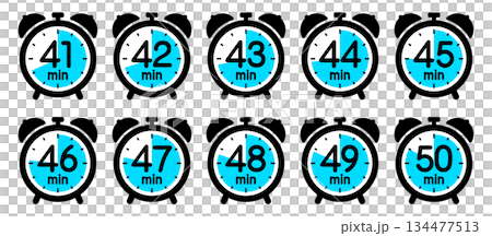 Clock icon showing time Clock icon showing time 134477513