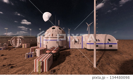 惑星探査基地 134480098