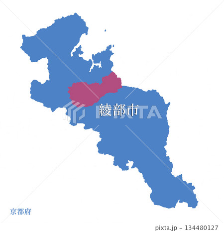 京都府　綾部市　あやべし 134480127