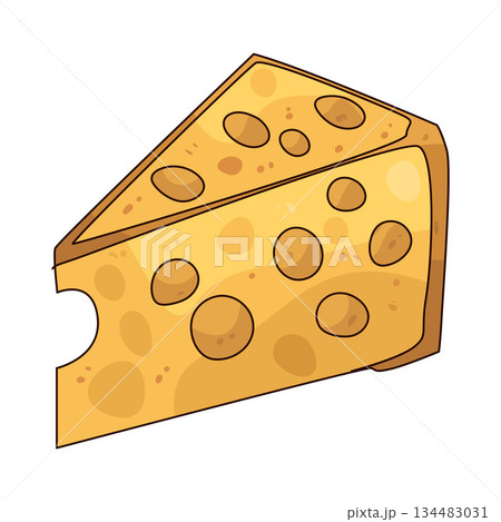 illustration of cheese illustration of cheese 134483031