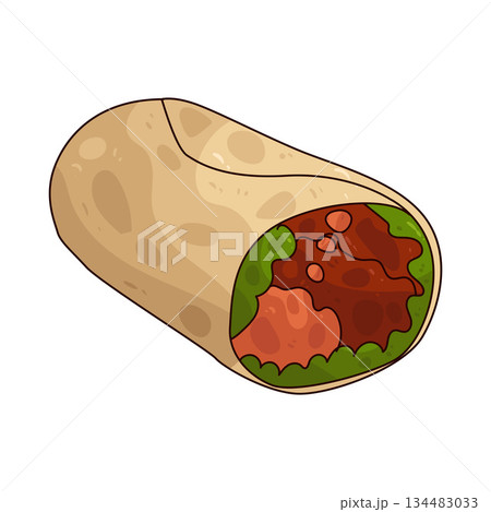 illustration of Burrito 134483033