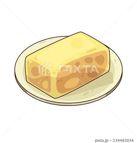 illustration of Butter illustration of Butter 134483034