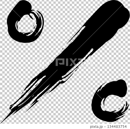 % 畫筆字符 134483754