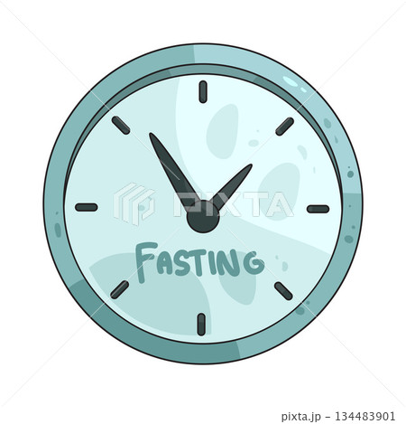 illustration of Fasting Clock illustration of Fasting Clock 134483901
