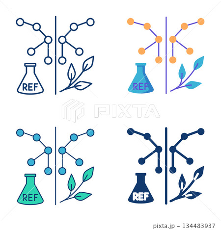 Biosimilar icon set 134483937