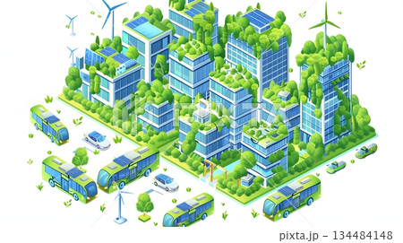 再生可能エネルギーと持続可能な都市 再生可能エネルギーと持続可能な都市 134484148