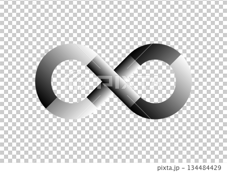 Infinity mark Monochrome Monotone infinity mark illustration 134484429