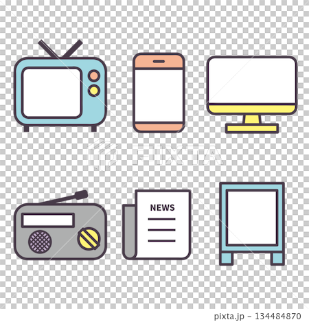 媒體圖示集 134484870