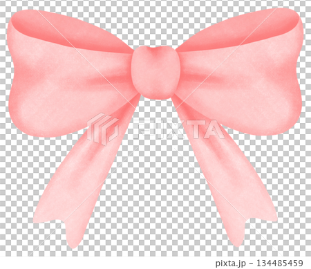 Coquette Valentine soft pastel watercolor Ribbon elements Coquette Valentine soft pastel watercolor Ribbon elements 134485459