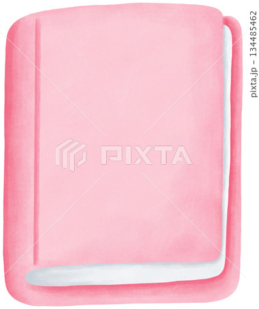 book clipart in cute watercolor style 134485462