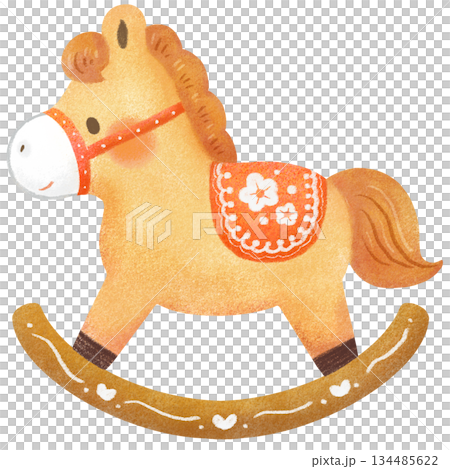 Cute Rocking Horse 134485622
