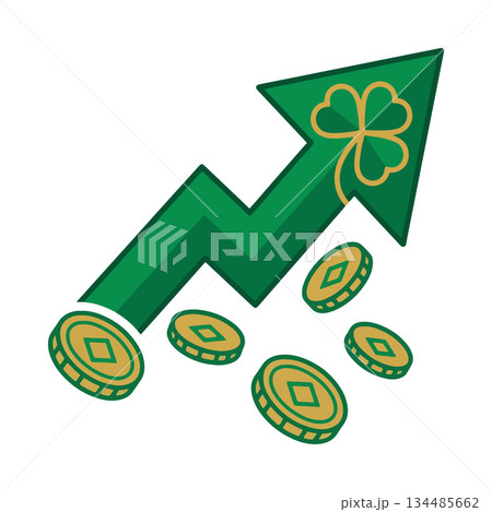 St. Patrick's Day Financial Growth 134485662