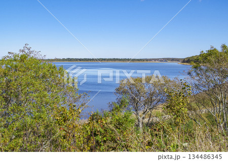 根室十景の一つである風連湖 134486345