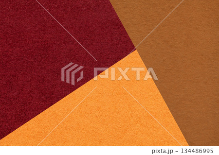 Geometric dark red, orange and brown texture paper background for presentation, banner or card design template Geometric dark red, orange and brown texture paper background for presentation, banner or card design template 134486995