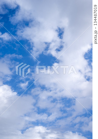 青空 冬の空 空 12月 素材 【神奈川県】 134487019