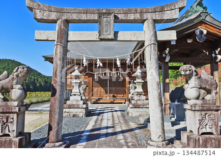 福岡県京都町にあるダム建設で移転した高木神社 134487514