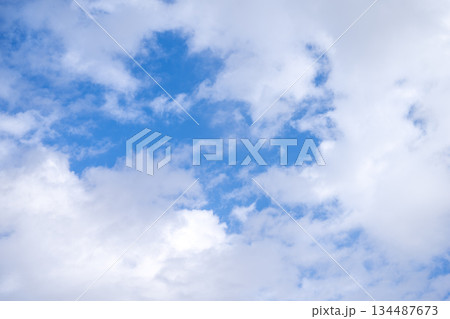 青空 晴れ 冬の空 空 素材 12月 【神奈川県】 134487673