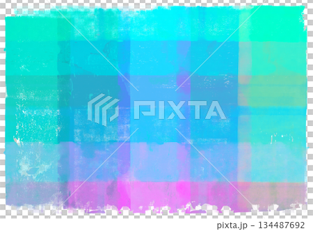 Hand-painted roller layering, stylish checkered art 134487692