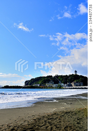 神奈川 江の島海岸東浜海水浴場 神奈川 江の島海岸東浜海水浴場 134487738