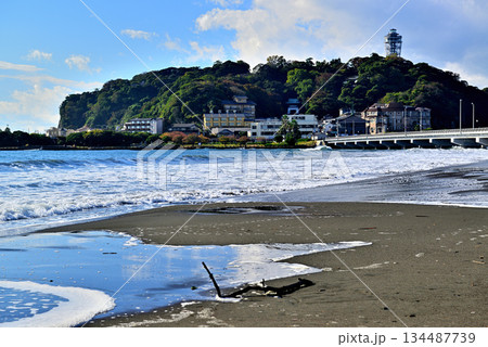 神奈川　江の島海岸東浜海水浴場 134487739