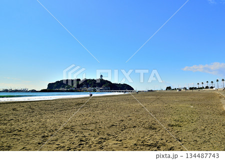 神奈川　江の島海岸東浜海水浴場 134487743