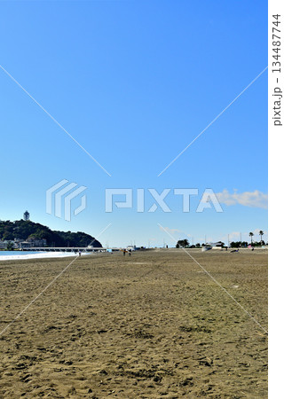 神奈川　江の島海岸東浜海水浴場 134487744