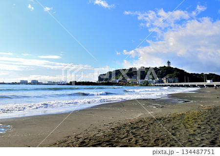 神奈川 江の島海岸東浜海水浴場 神奈川 江の島海岸東浜海水浴場 134487751