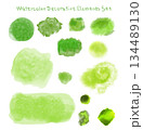 Watercolor Decorative Elements Set 134489130