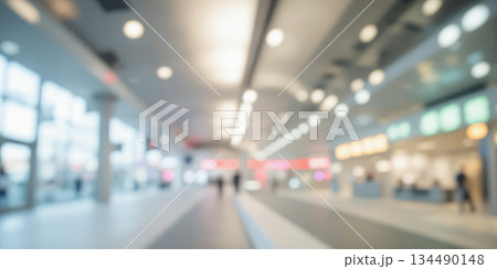 Soft Focus Bokeh Lights Pastel Background Serenity A heavily blurred background features soft, out-of-focus bokeh lights in gentle pastel shades 134490148