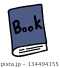 青い本のシンプルアイコン・素材 134494155