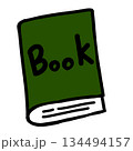 緑の本のシンプルアイコン・素材 134494157