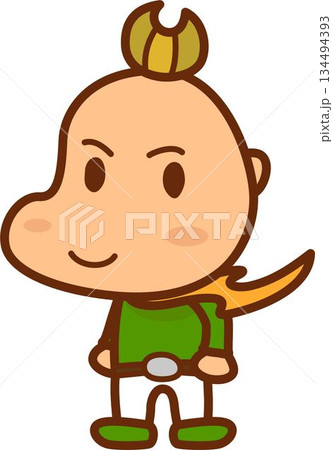 マフラーを巻いた男の子 マフラーを巻いた男の子 134494393