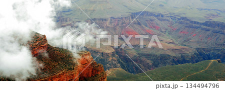 Cloudy Day At The Grand Canyon Arizona Cloudy Day At The Grand Canyon Arizona 134494796