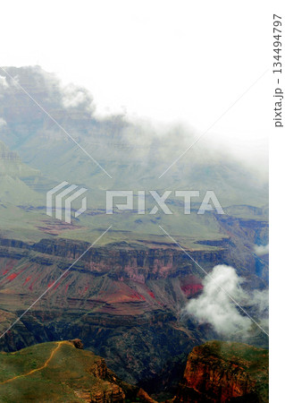 Cloudy Day At The Grand Canyon Arizona Cloudy Day At The Grand Canyon Arizona 134494797