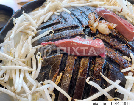 北海道名物ジンギスカン ラム肉の炭火焼き 北海道名物ジンギスカン ラム肉の炭火焼き 134494812