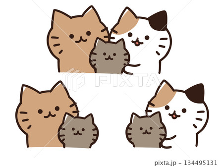 ねこ親子 ねこ親子 134495131
