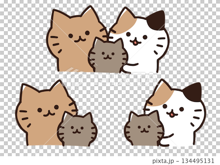 ねこ親子 ねこ親子 134495131