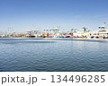 Ships, Cranes and docks at Algeciras Harbour 134496285