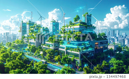 スマートシティ, IoT, インターネットオブシングス, 接続性, ネットワーク, 未来, テクノロ 134497468