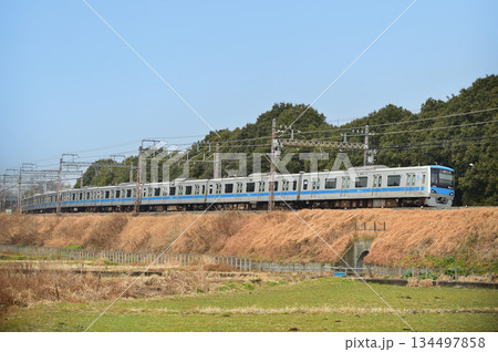 小田急小田原線　秦野－東海大学前　小田急　4000形　4061編成 134497858