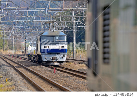 東海道本線　二宮－国府津　JR貨物　EF210-124（新鶴見） 134499814