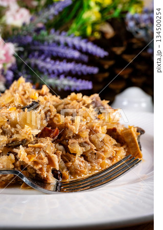 Bigos - traditional Polish food. 134500254