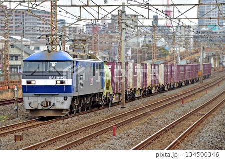 東海道本線 相模貨物 JR貨物 EF210-105(吹田) 東海道本線 相模貨物 JR貨物 EF210-105(吹田) 134500346
