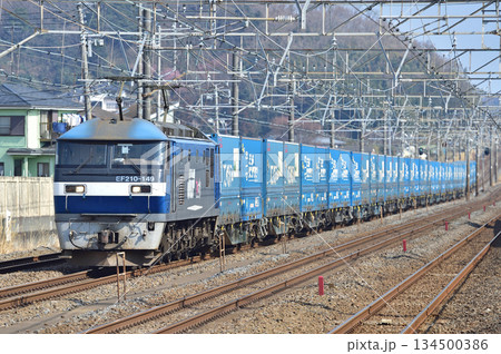 東海道本線　大磯－二宮　JR貨物　EF210-149（吹田） 134500386