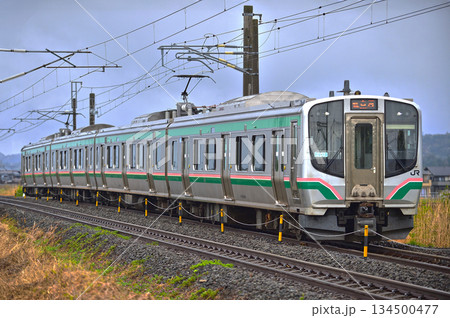 東北本線　本宮－五百川　JR東日本　E721系　P4-18編成（仙台） 134500477